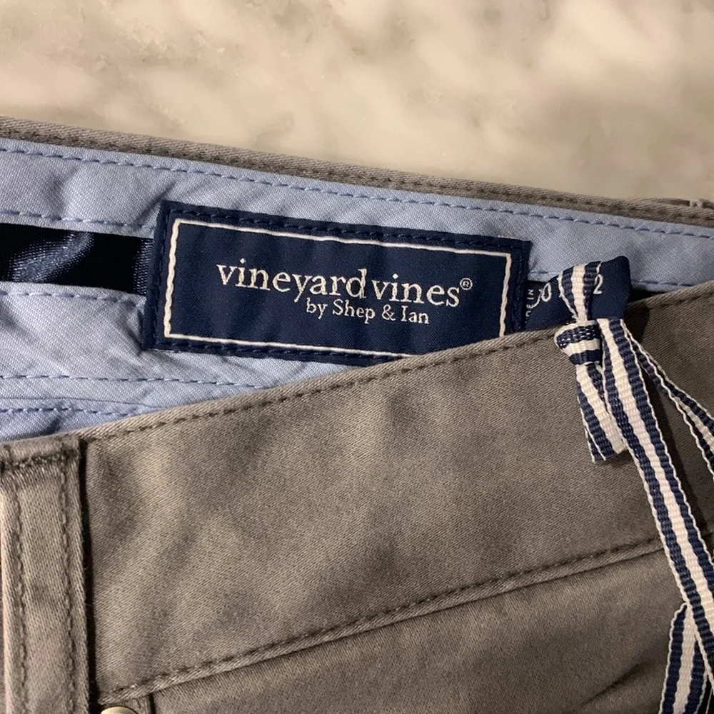 Vineyard Vines “leeward Luxe” 5 pocket pants, gray harbor, 30x32, NWT